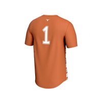 GameDay Greats #1 Texas Orange Texas Longhorns Lightweight Soccer Fashion Jersey
