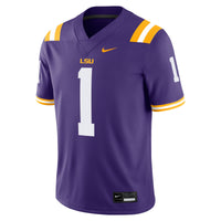 Nike #1 Purple LSU Tigers Game Jersey