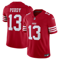 San Francisco 49ers Brock Purdy Nike Scarlet Team Vapor F.U.S.E. Stitched Limited Jersey