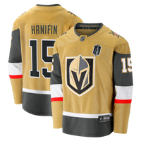 Vegas Golden Knights Noah Hanifin Fanatics Gold 2026 Stanley Cup Final Breakaway Jersey