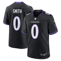 Baltimore Ravens Roquan Smith Nike Black Alternate Game Jersey