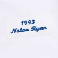 Texas Rangers Nolan Ryan Mitchell & Ness White 1993 Cooperstown Collection Authentic Jersey