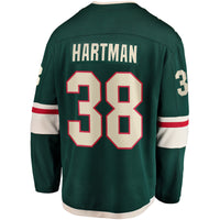 Minnesota Wild Ryan Hartman Fanatics Green Home Breakaway Player Jersey