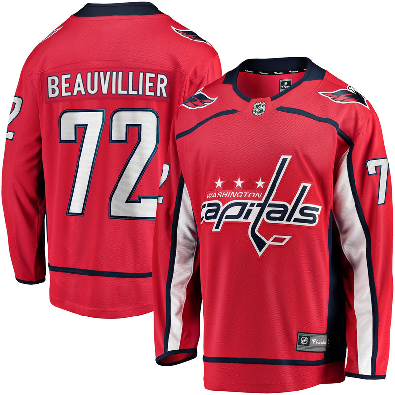 Washington Capitals Anthony Beauvillier Fanatics Red Home Breakaway Jersey