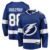 Tampa Bay Lightning Andrei Vasilevskiy Fanatics Blue Home Breakaway Player Jersey
