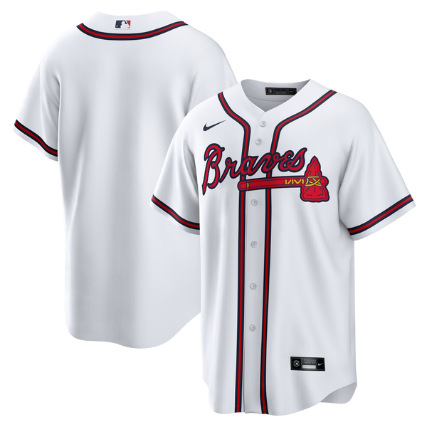 Atlanta Braves Nike White Home Big & Tall Replica Jersey