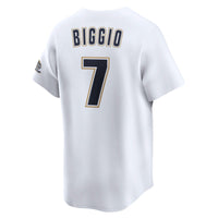 Houston Astros Craig Biggio Nike White Throwback Cooperstown Collection Limited Jersey