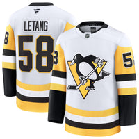 Pittsburgh Penguins Kris Letang Fanatics White Premium Jersey