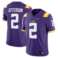 Nike Justin Jefferson Purple LSU Tigers Alumni Game Jersey