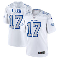 Buffalo Bills Josh Allen Nike White 2025 Rivalries Collection Game Jersey