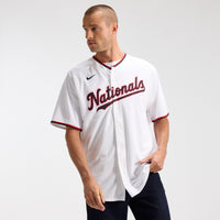 Washington Nationals CJ Abrams Nike White Home Replica Jersey