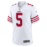 San Francisco 49ers Mike Evans Nike White Game Jersey