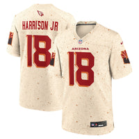 Arizona Cardinals Marvin Harrison Jr. Nike Natural 2025 Rivalries Collection Game Jersey