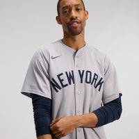 New York Yankees Aaron Judge Nike Gray Road Limited Player Jersey