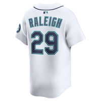 Seattle Mariners Cal Raleigh Nike White Home Limited Player Jersey