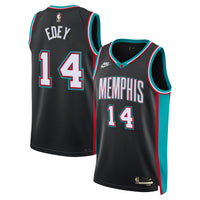 Memphis Grizzlies Nike Classic Edition Jersey - Black - Zach Edey