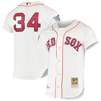 Boston Red Sox David Ortiz Mitchell & Ness White 2004 Cooperstown Collection Home Authentic Jersey