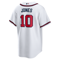 Atlanta Braves Chipper Jones Nike White Home Retired Player Replica Jersey