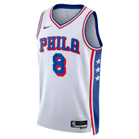 Philadelphia 76ers Nike Association Edition Swingman Jersey - White - Paul George