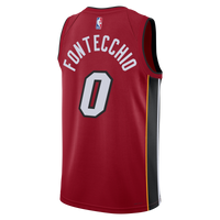 Miami Heat Jordan Brand Statement Edition Swingman Jersey - Red - Simone Fontecchio