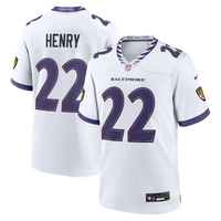 Baltimore Ravens Derrick Henry Nike White Game Jersey