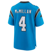 Carolina Panthers Tetairoa McMillan Nike Blue Alternate Game Jersey