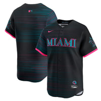 Miami Marlins Nike Black 2025 City Connect Limited Jersey