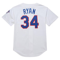 Texas Rangers Nolan Ryan Mitchell & Ness White 1993 Cooperstown Collection Authentic Jersey
