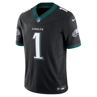 Philadelphia Eagles Jalen Hurts Nike Black Alternate Vapor F.U.S.E. Limited Jersey