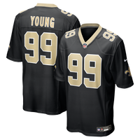 New Orleans Saints Chase Young Nike Black Game Jersey