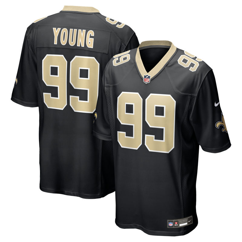 New Orleans Saints Chase Young Nike Black Game Jersey