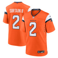 Denver Broncos Patrick Surtain II Nike Orange Team Game Jersey