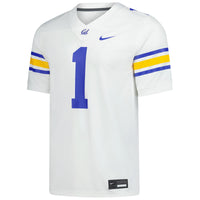 Nike #1 White Cal Bears Alternate Game Football Jersey