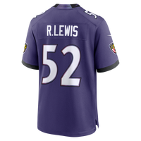 Baltimore Ravens Ray Lewis Nike Purple Team Retired Player Game Jersey
