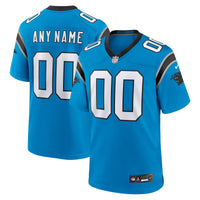 Carolina Panthers Nike Blue Alternate Custom Game Jersey