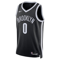 Brooklyn Nets Nike Icon Swingman Jersey - Black - Mikel Brown Jr.