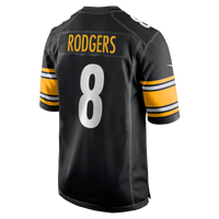Pittsburgh Steelers Aaron Rodgers Nike Black Game Jersey