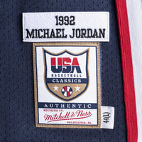 USA Basketball Mitchell & Ness Authentic Jersey Michael Jordan 1992 Navy