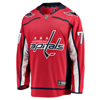 Washington Capitals Charlie Lindgren Fanatics Red Home Breakaway Player Jersey