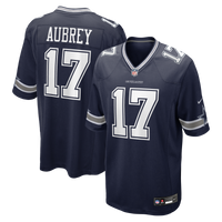 Dallas Cowboys Brandon Aubrey Nike Navy Team Game Jersey