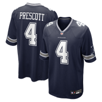 Dallas Cowboys Dak Prescott Nike Navy Game Team Jersey