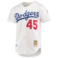 Los Angeles Dodgers Pedro Martinez Mitchell & Ness White 1993 Cooperstown Collection Home Authentic Jersey