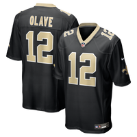New Orleans Saints Chris Olave Nike Black Player Game Jersey