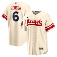 Los Angeles Angels Anthony Rendon Nike Cream City Connect Replica Player Jersey