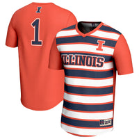 GameDay Greats #1 Orange Illinois Fighting Illini Lightweight Soccer Fashion Jersey