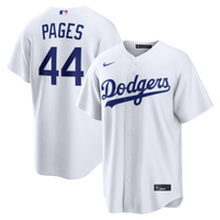 Los Angeles Dodgers Andy Pages Nike White Home Replica Jersey