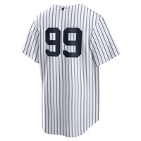 New York Yankees Aaron Judge Nike White Home Replica Player Name Jersey