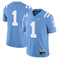 Jordan Brand #1 Light Blue UCLA Bruins Alternate Game Jersey