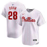 Philadelphia Phillies Alec Bohm Nike White Home Limited Player Jersey