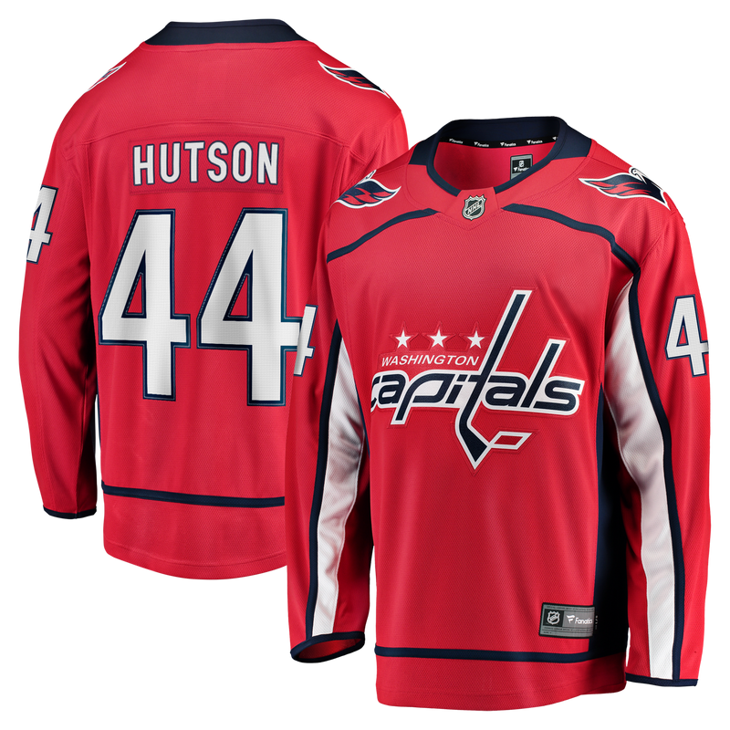 Washington Capitals Cole Hutson Fanatics Red Home Breakaway Jersey